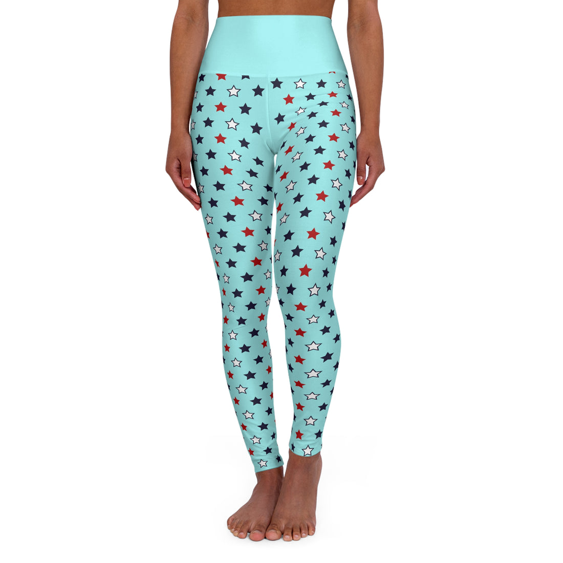 Icy Blue Stargirl Yoga Leggings