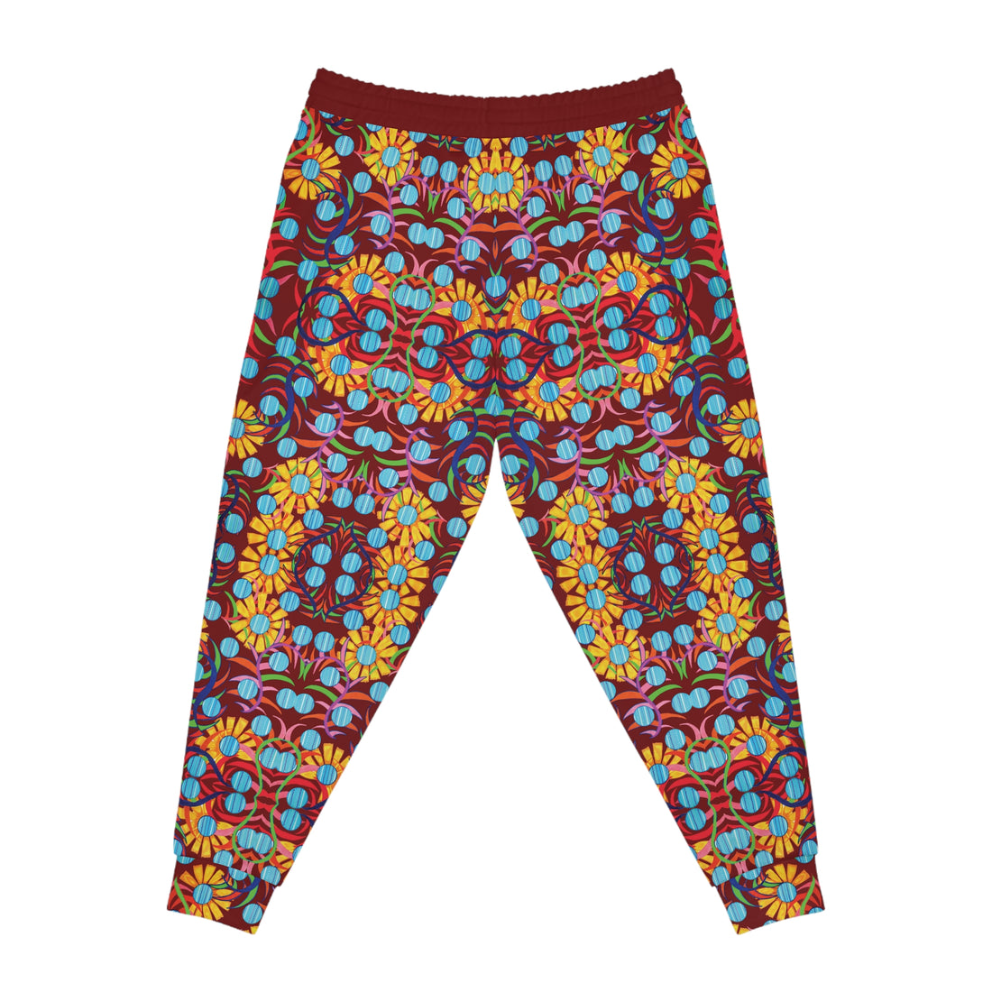 Marsala AOP Sunflower Print Joggers