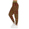 Marsala Tropical Rasta toned Unisex Joggers