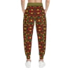 Marsala Tropical Rasta toned Unisex Joggers