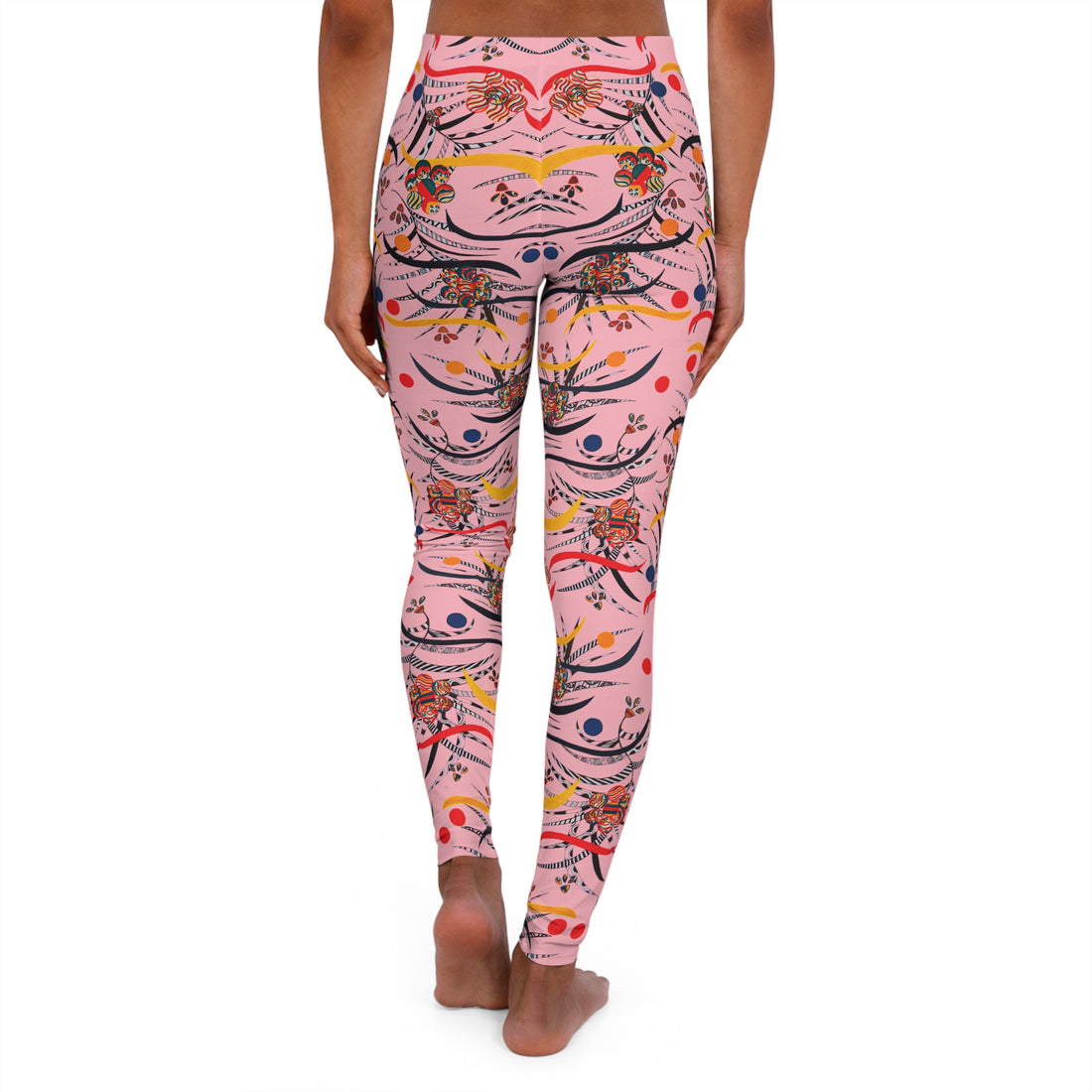 Blush Wilderness Print Spandex Leggings