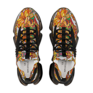 Slate Artsy Floral OTT Men's Mesh Knit Sneakers