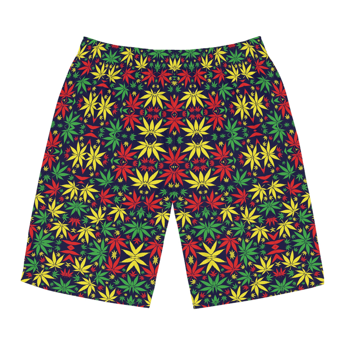 Ink Rasta Toned Men's Board Shorts (AOP)