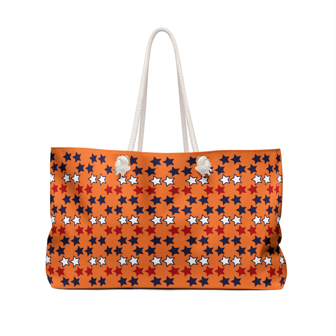 Peach Starry Weekender Tote Bag