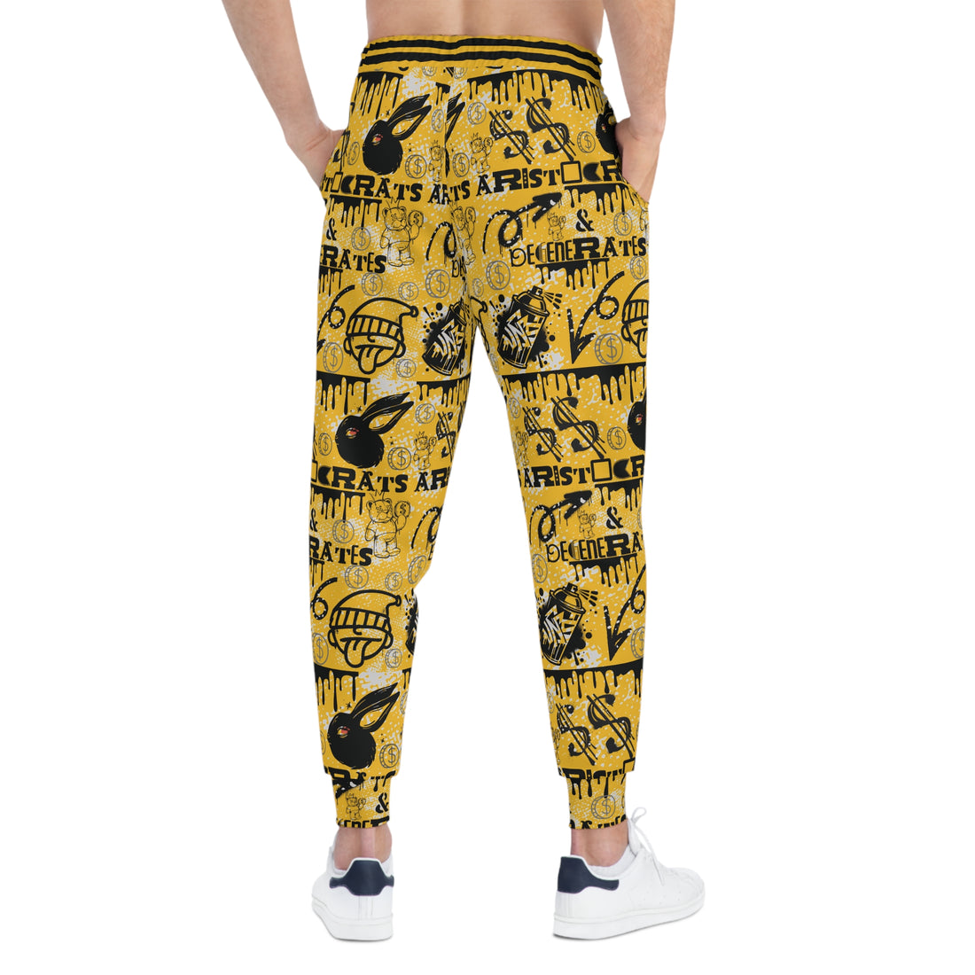 Yellow Polar Graphic Unisex Joggers