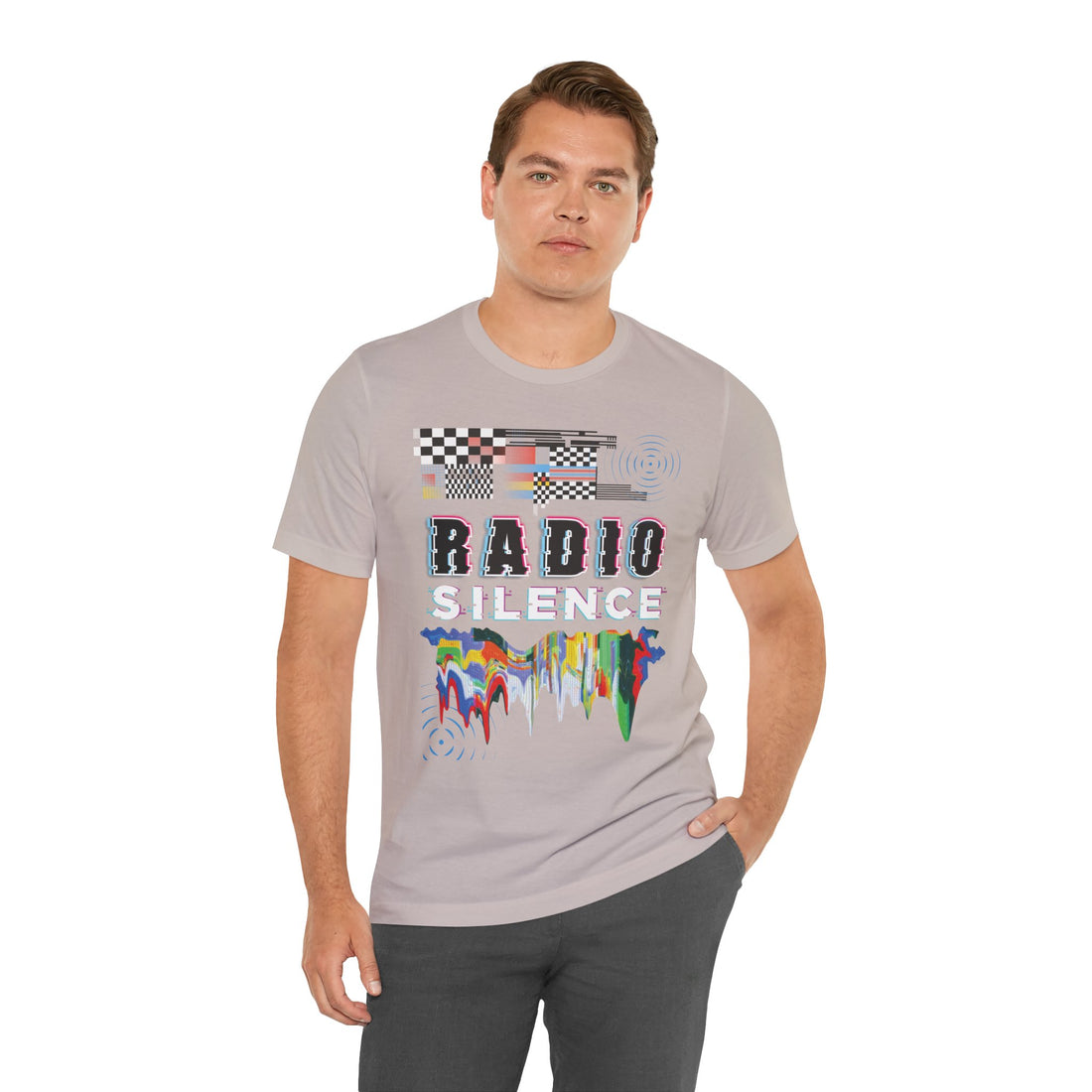 Radio Silence Typography Unisex Jersey Tee