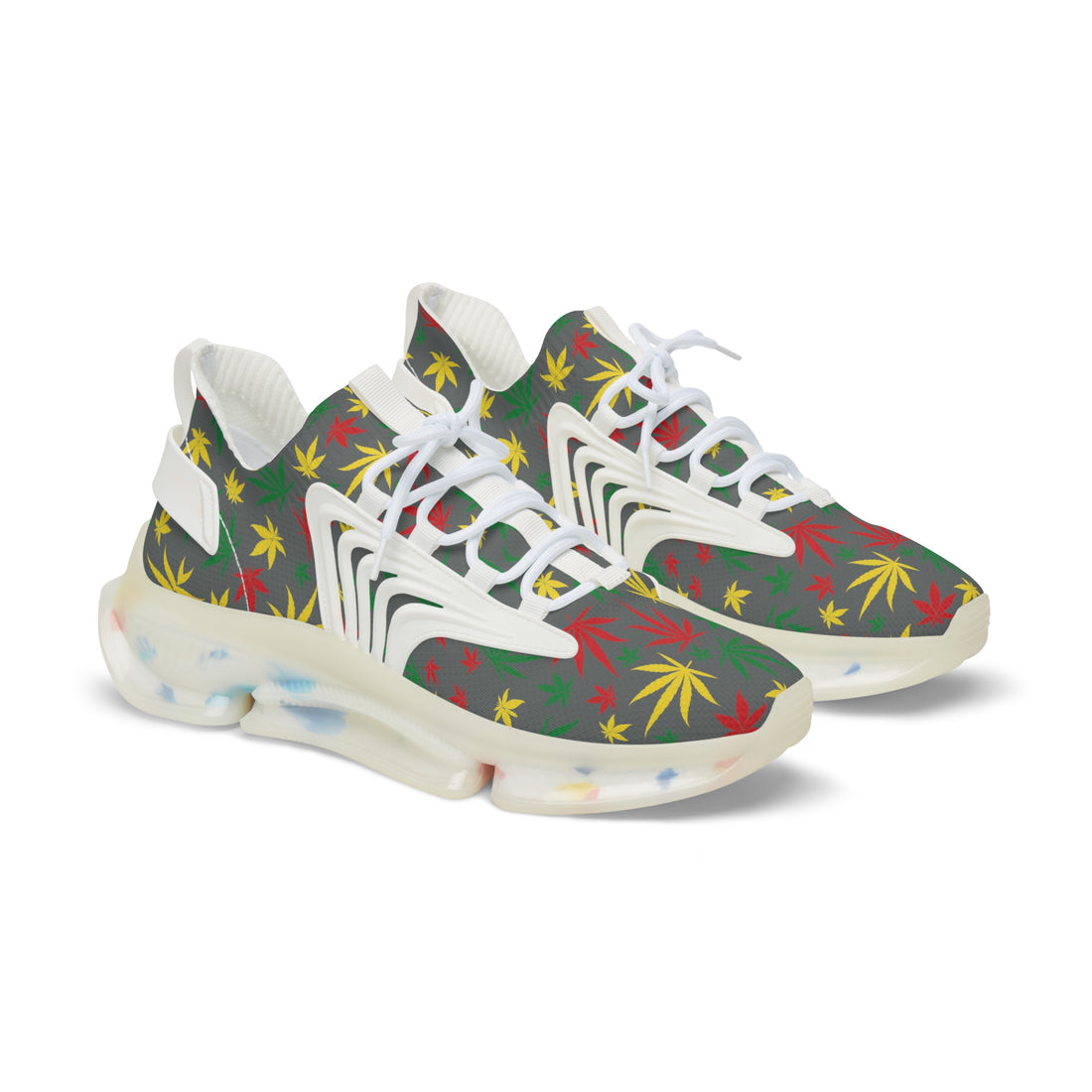 Ash Tropical Rasta Toned Men's Mesh Knit Sneakers