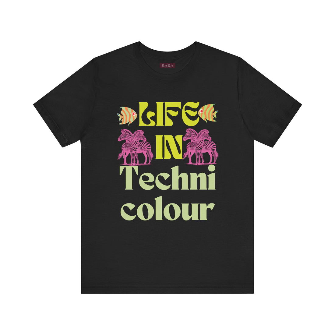 Life In Colour Typography Unisex Jersey Tee