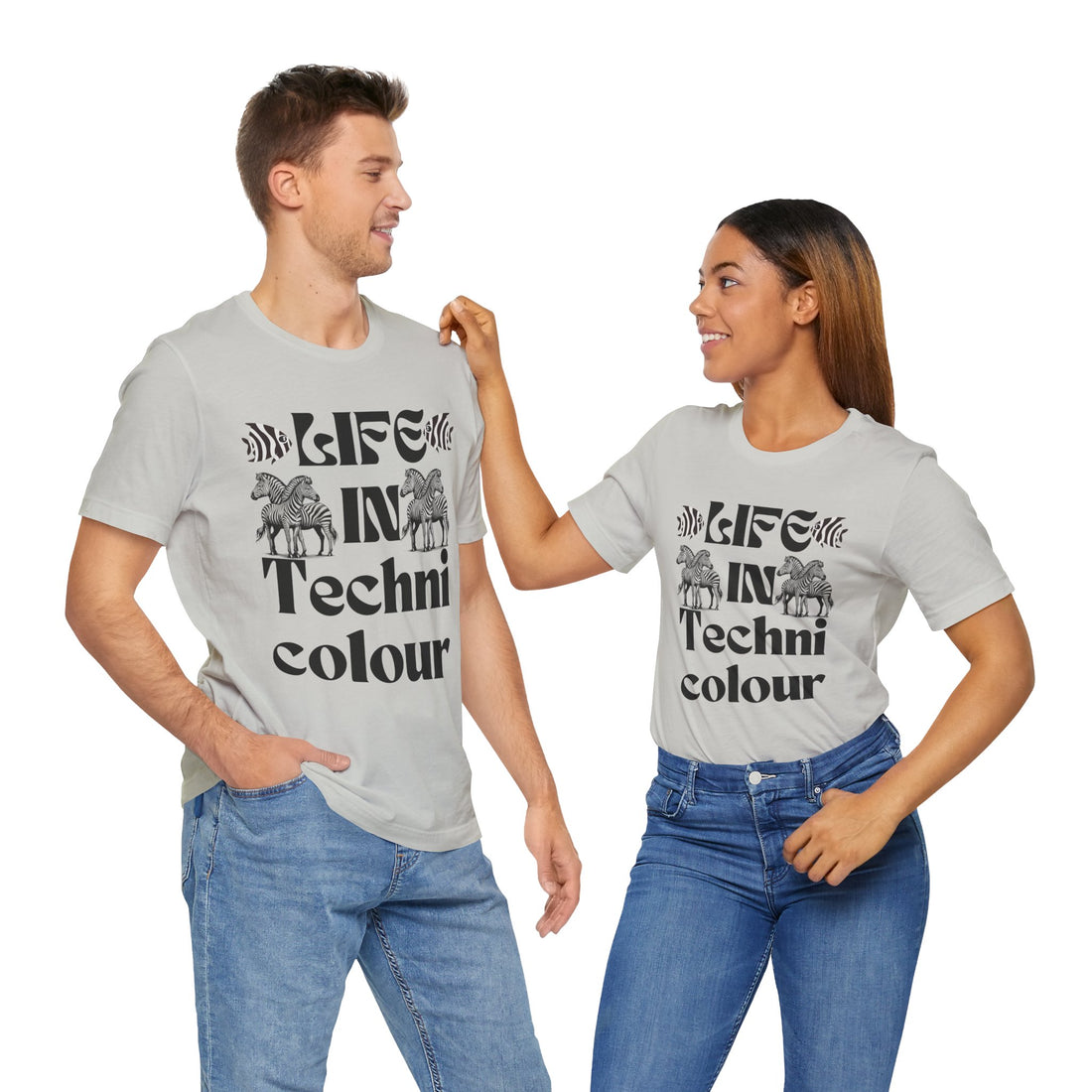 Life In Colour Typography Unisex Jersey Tee