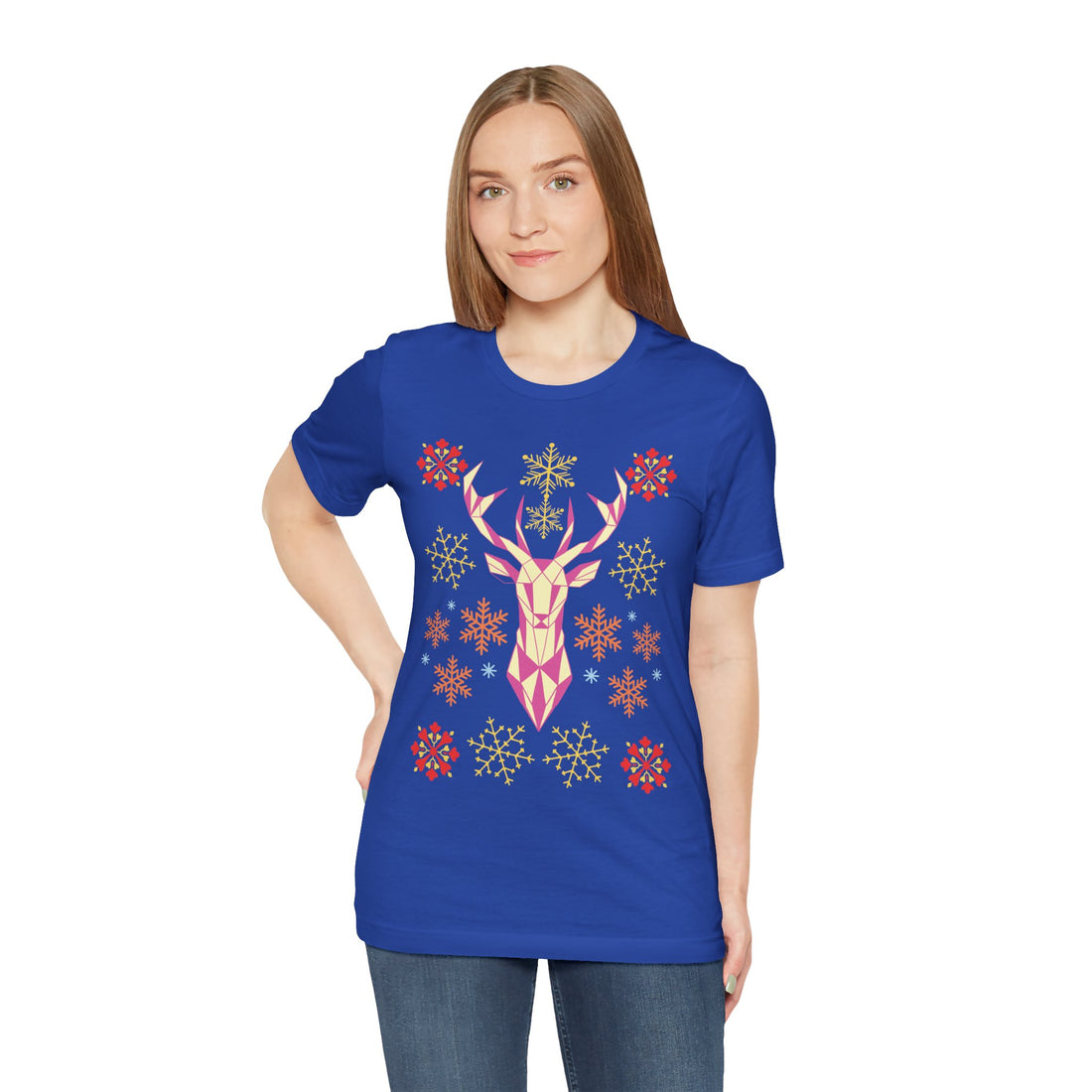 Stag Print Unisex Jersey Tee