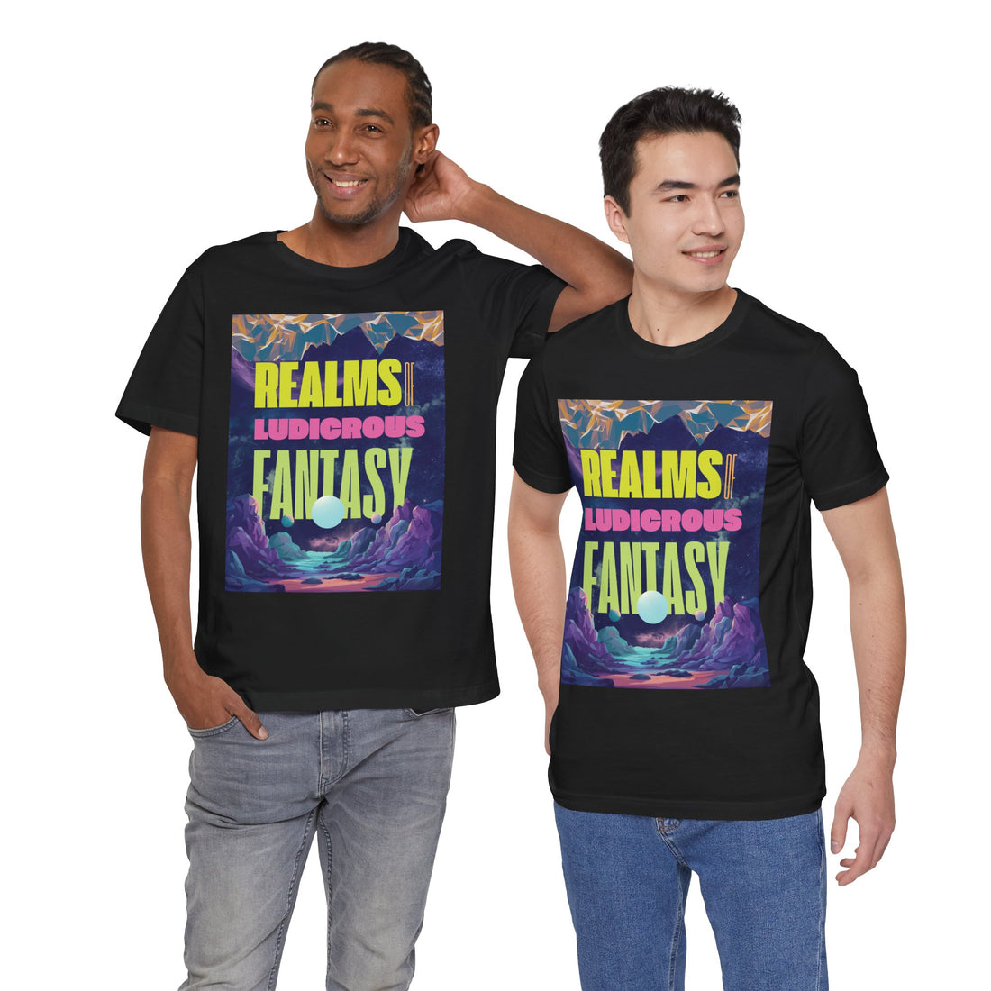 Fantasy Typography Unisex Jersey Tee