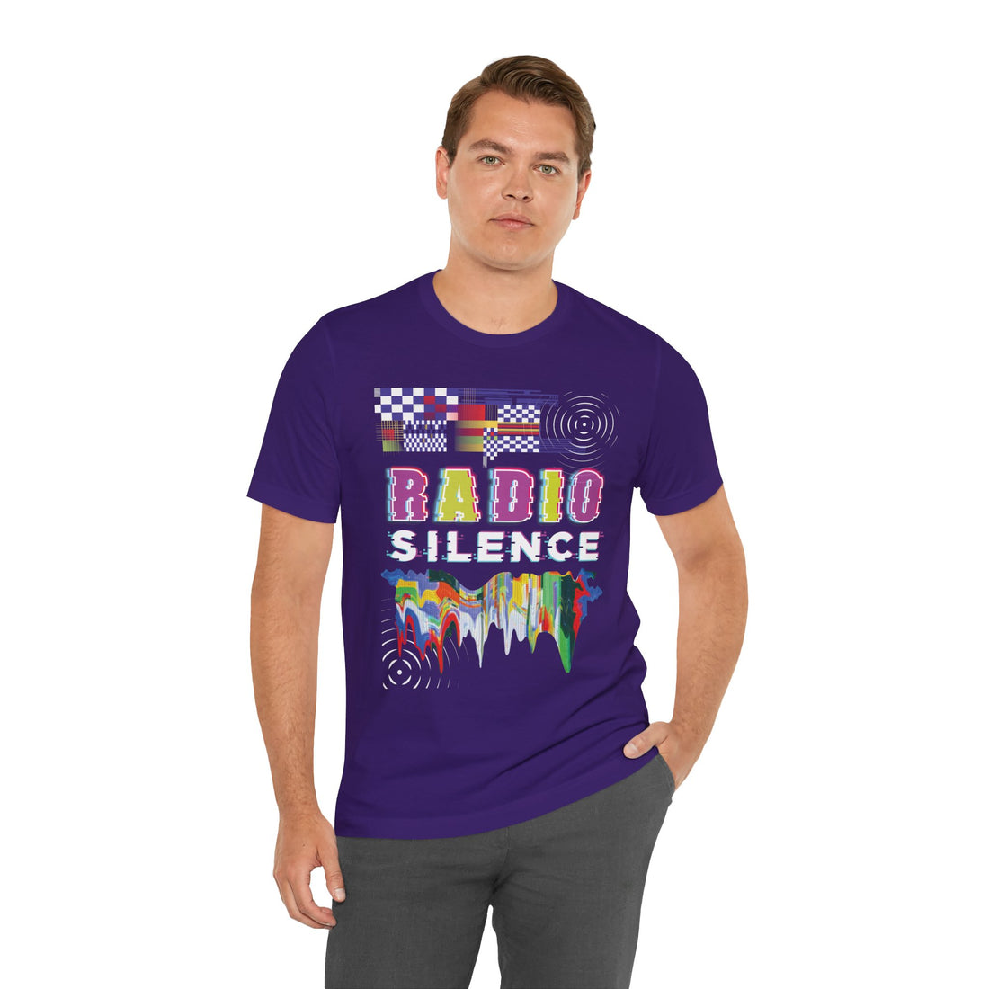 Radio Silence Typography Unisex Jersey Tee