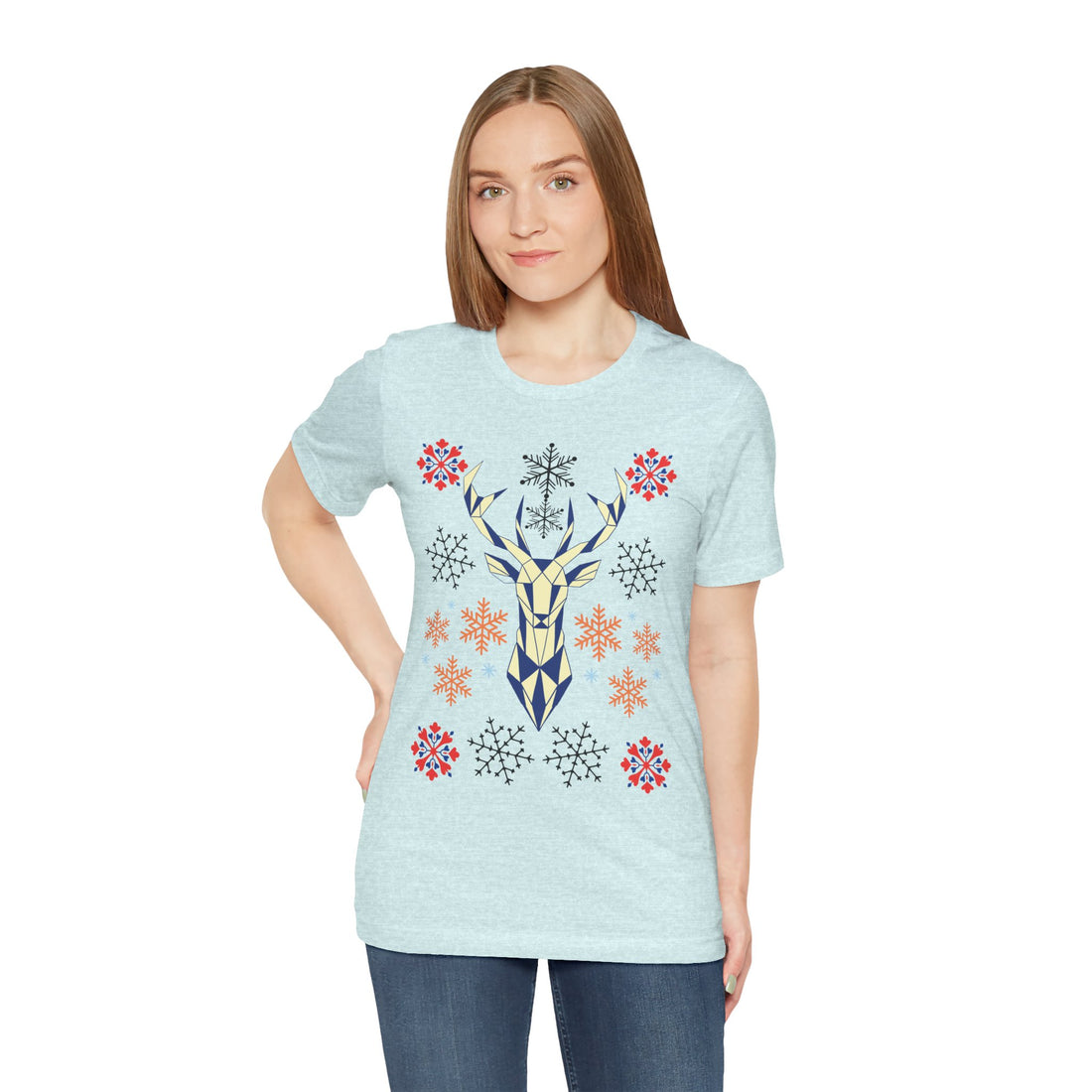 Stag Print Unisex Jersey Tee