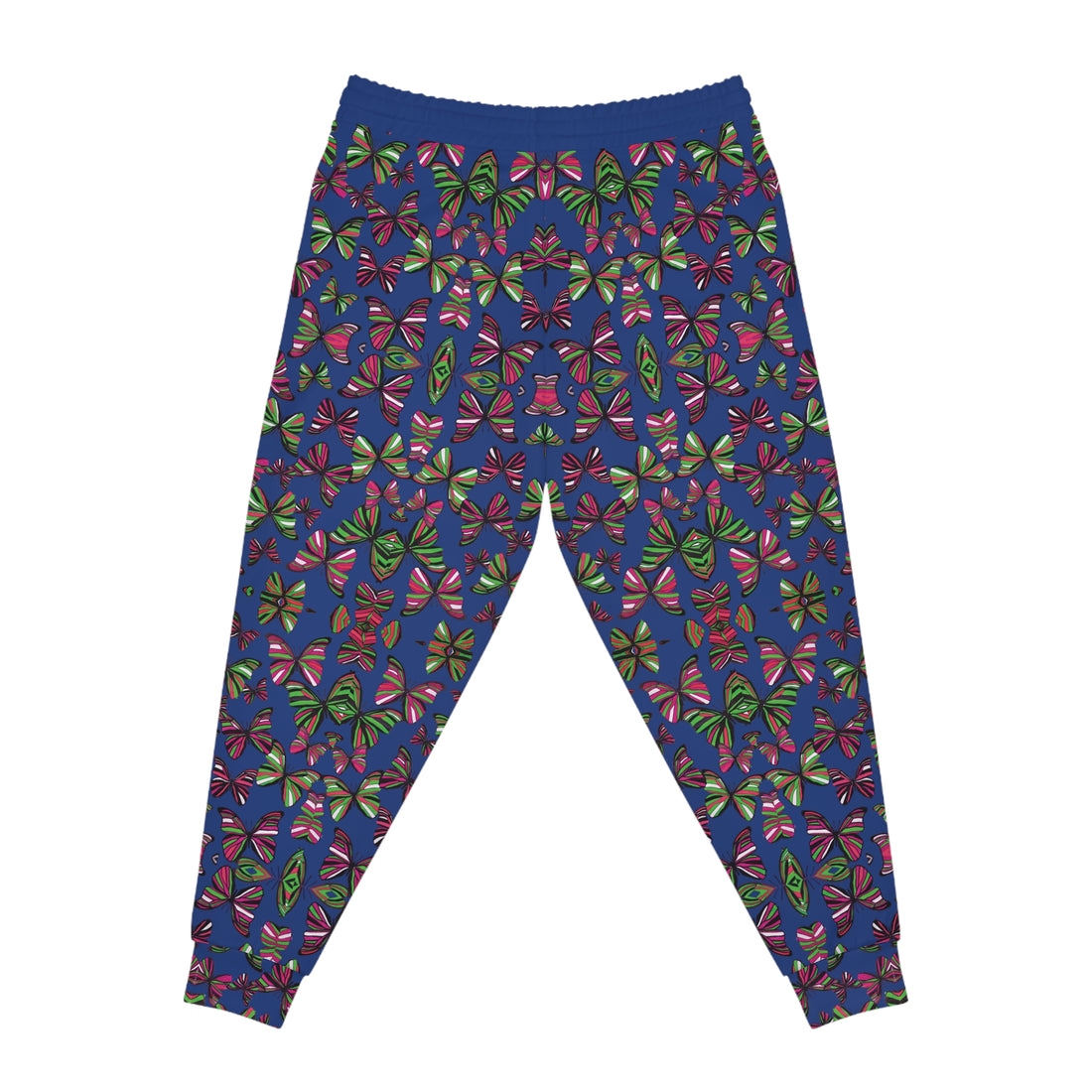 Blue Butterflies Kaleidoscope AOP Joggers