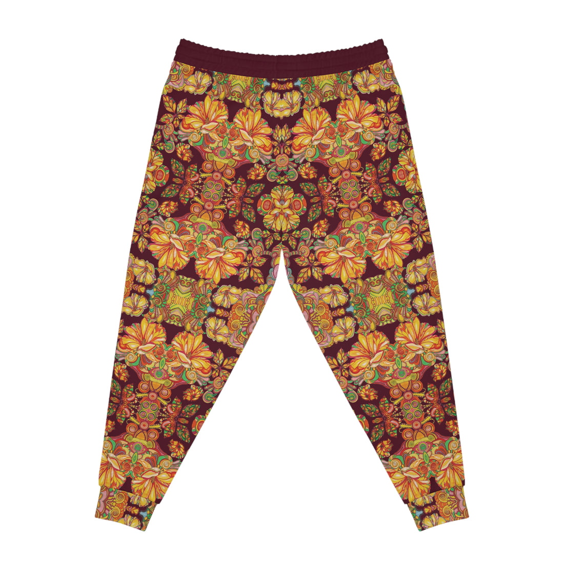 Marsala AOP Artsy Floral Joggers