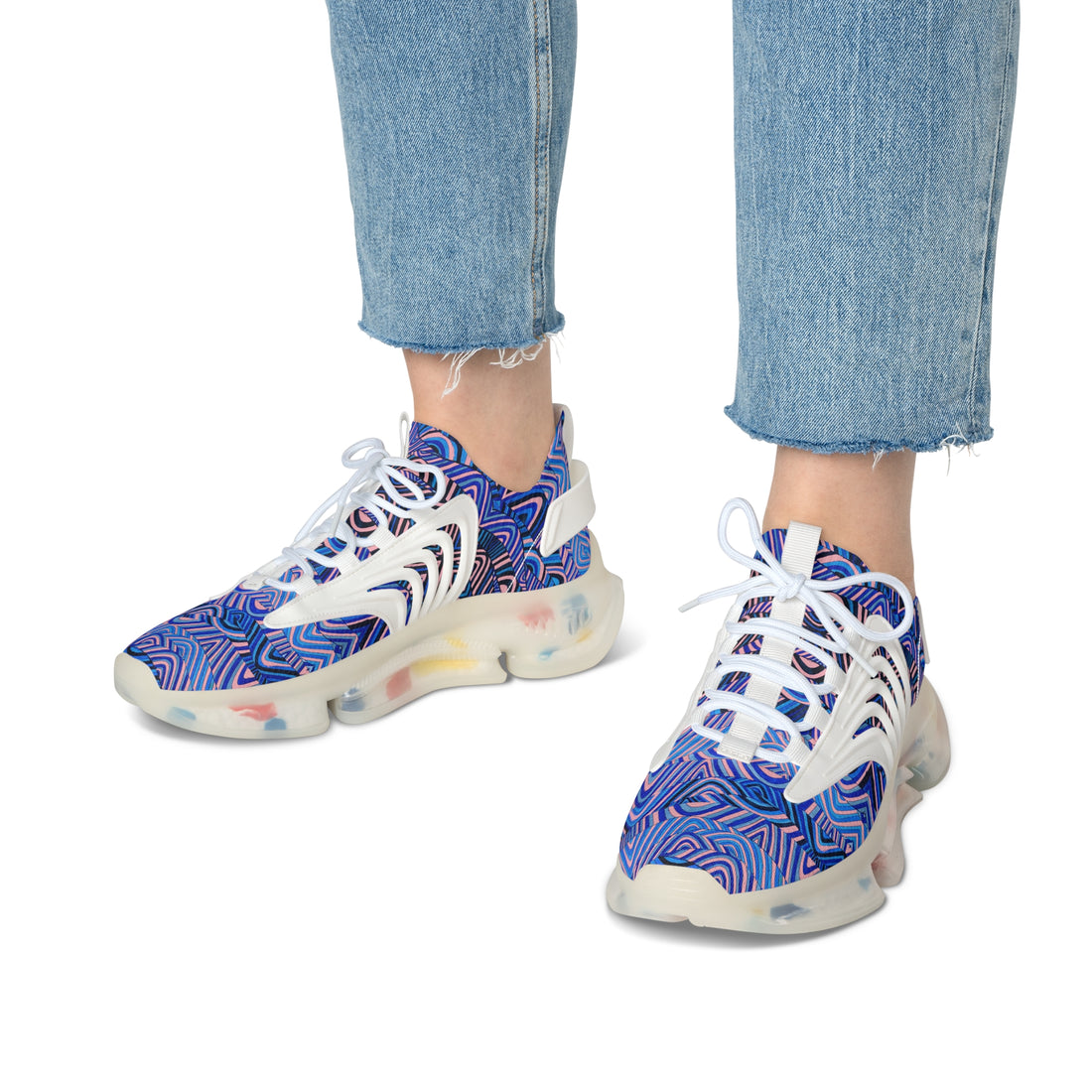 Blush Sonic OTT Women's Mesh Knit Sneakers