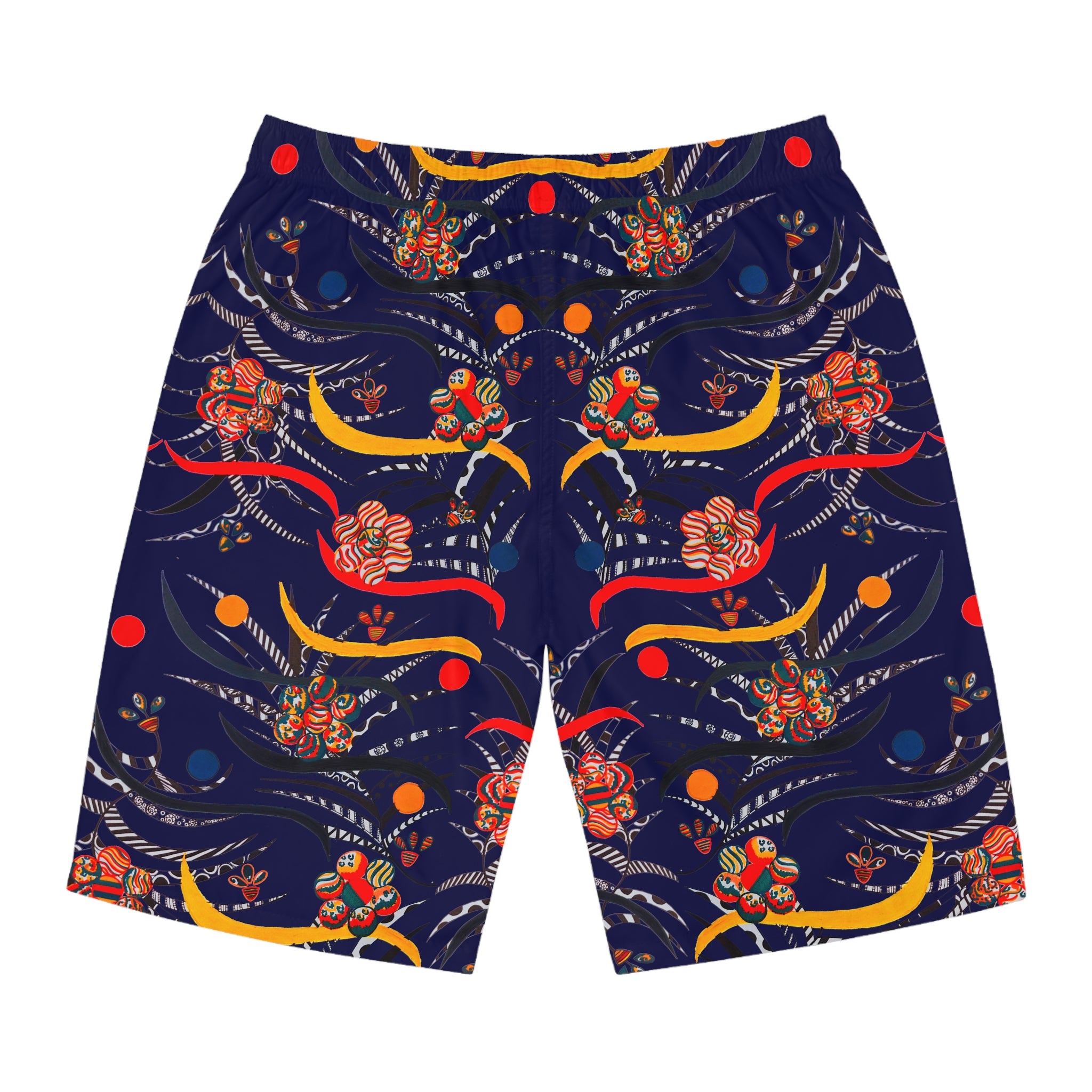 Ink Wilderness Print Men's Board Shorts (AOP)