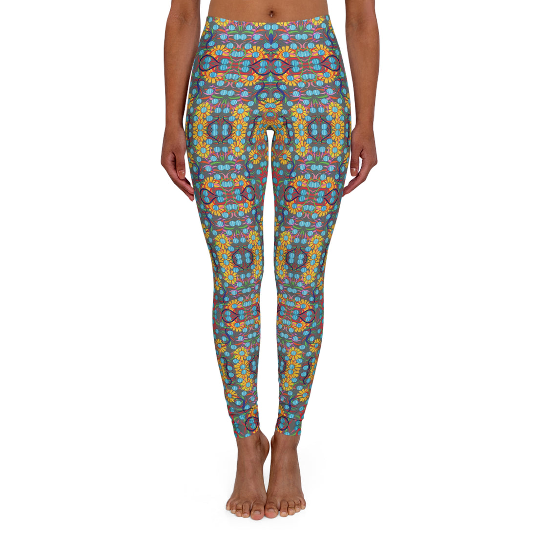 Ash Sunflower Spandex Leggings