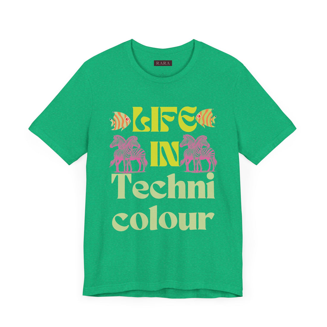 Life In Colour Typography Unisex Jersey Tee