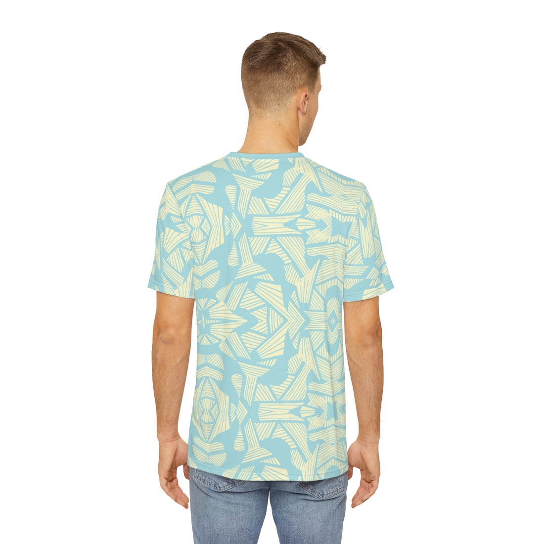 Icy Blue Men's Rasta Lion Portrait Polyester Tee (AOP)