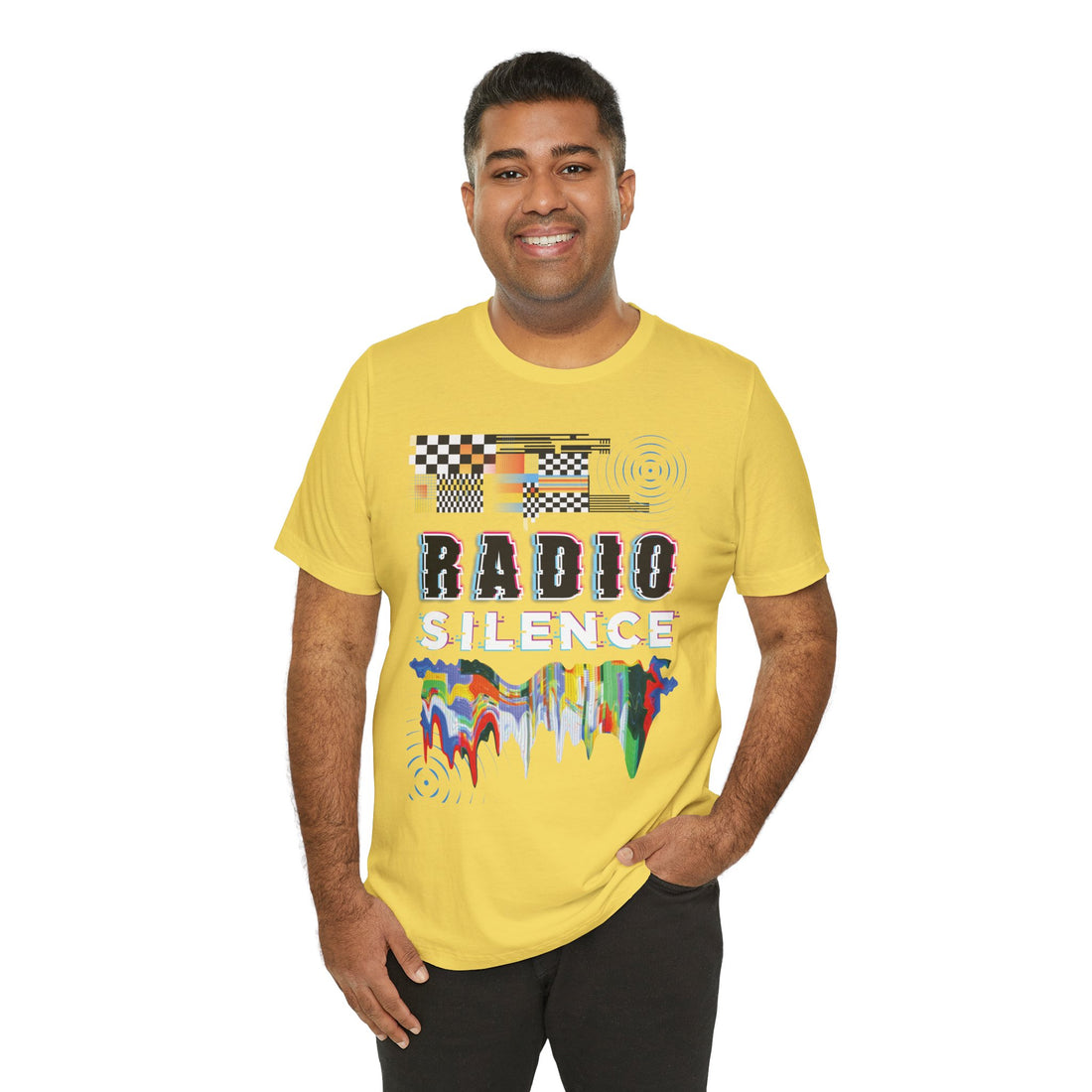 Radio Silence Typography Unisex Jersey Tee