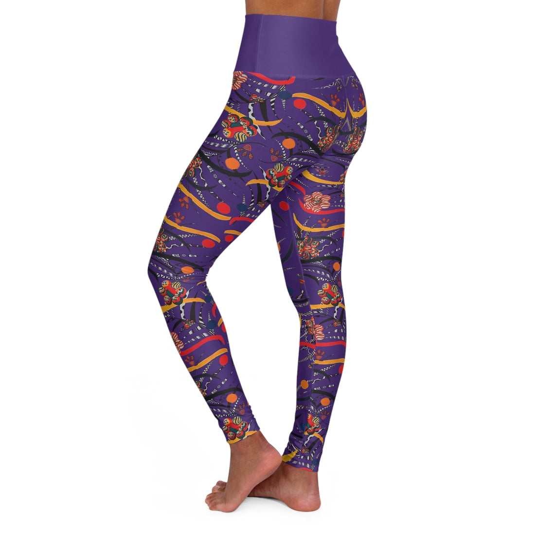 Purple Wilderness Yoga Leggings