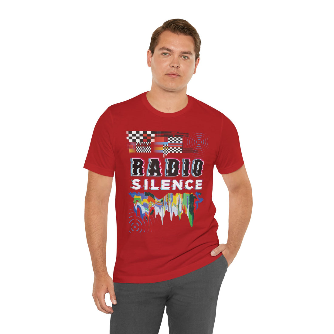 Radio Silence Typography Unisex Jersey Tee