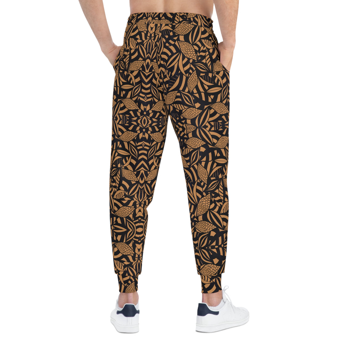 Mocha Tropical Minimalist Unisex Joggers