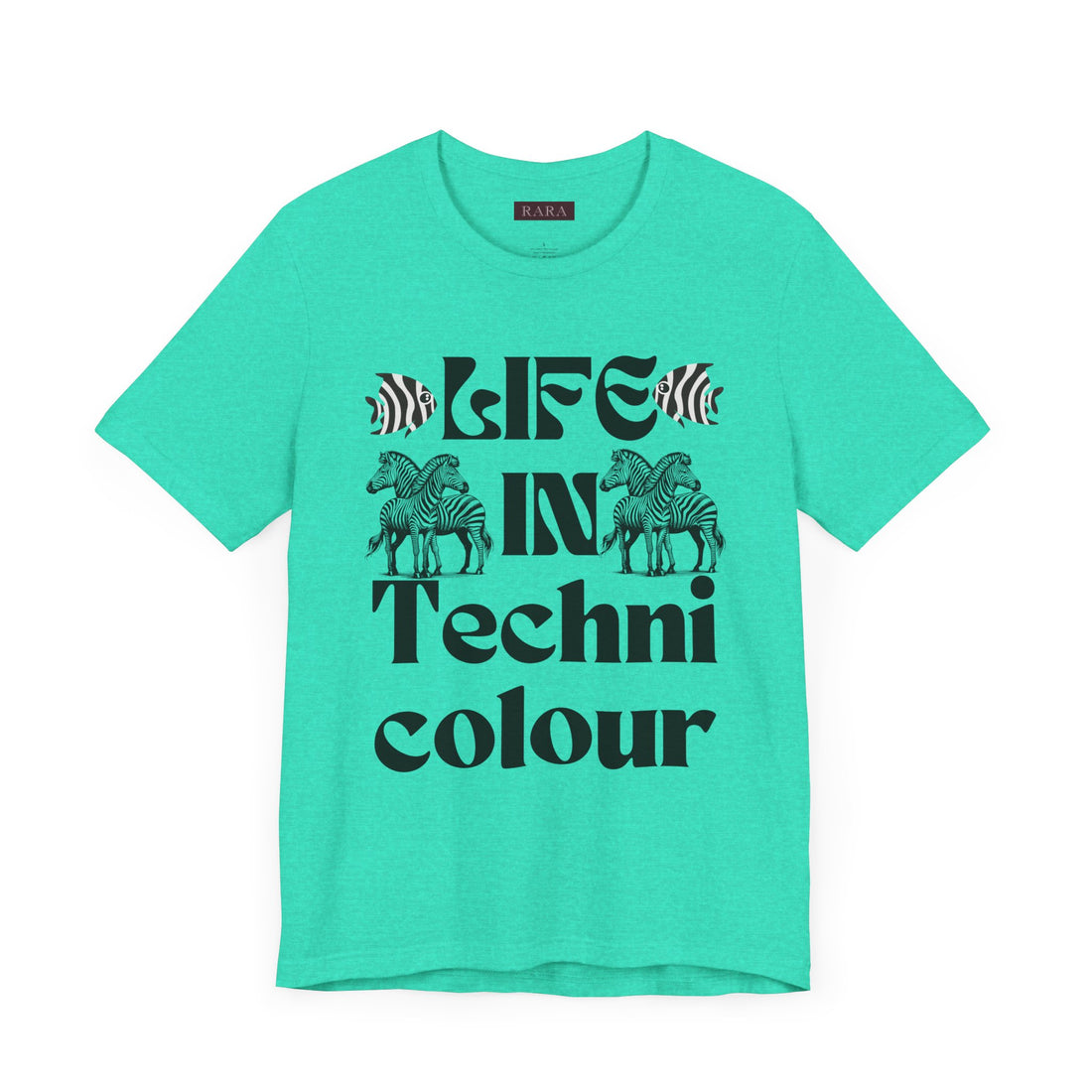 Life In Colour Typography Unisex Jersey Tee