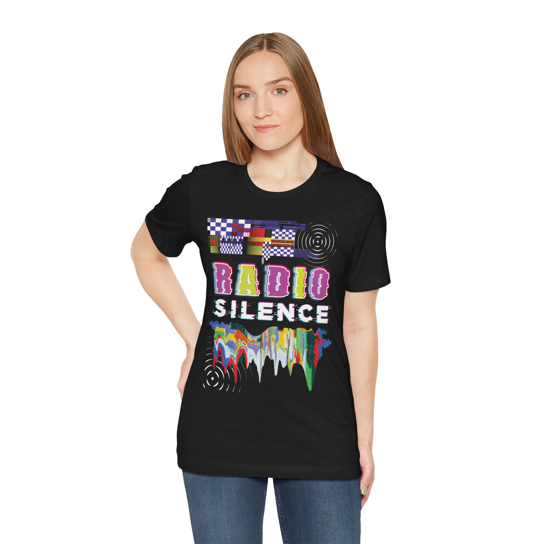 Radio Silence Typography Unisex Jersey Tee