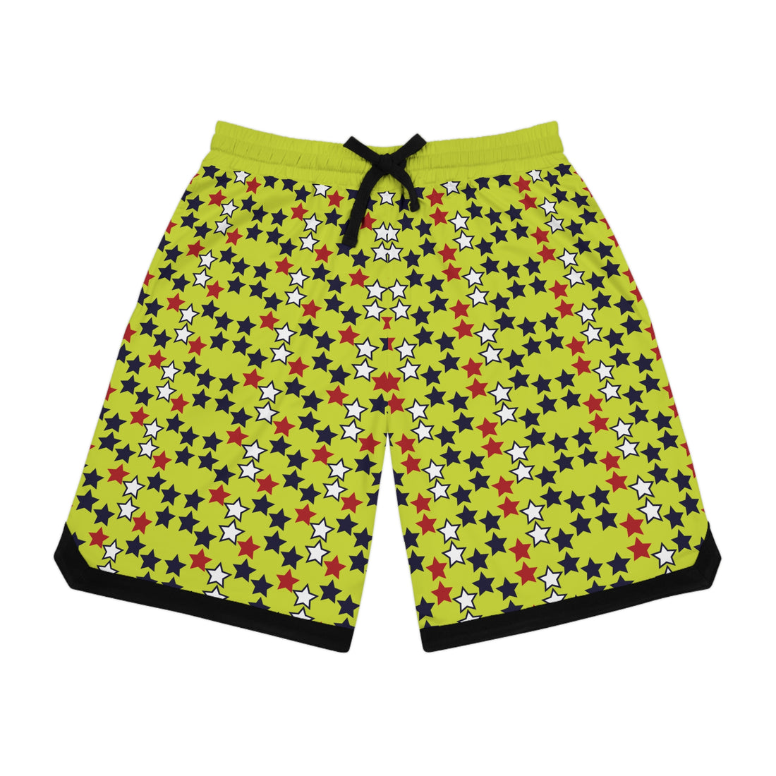 Lime Stardom Basketball Rib Shorts (AOP)
