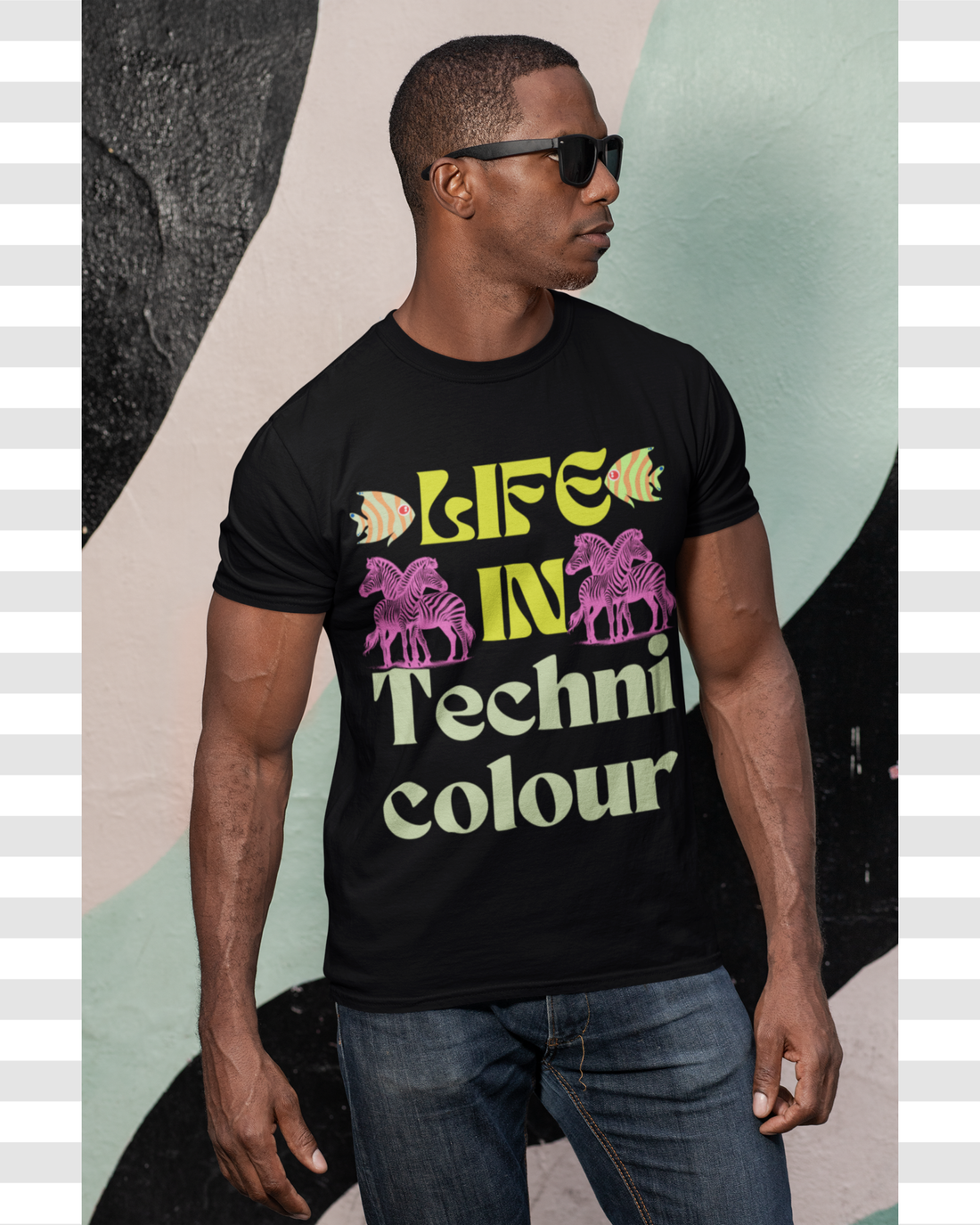 Life In Techni colour Unisex Cotton Tee