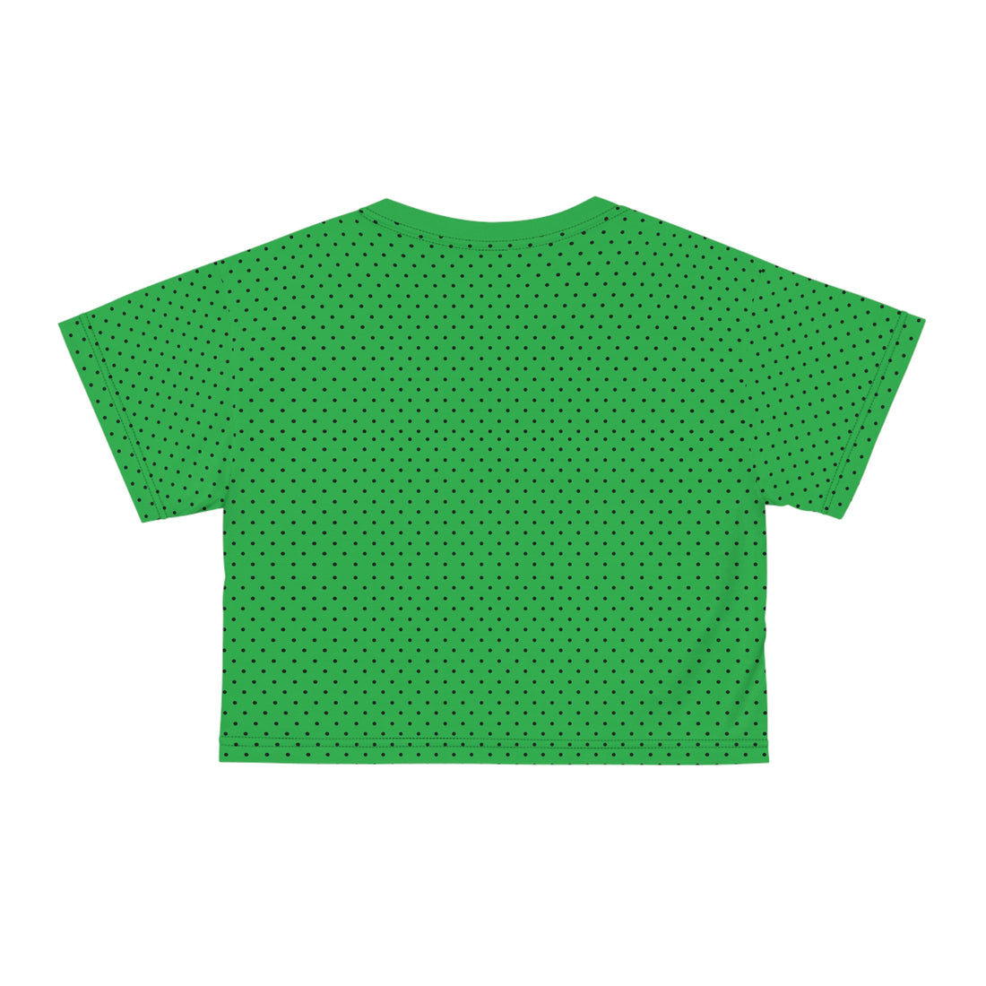 Lawn Green Eve Core AOP Crop Tee