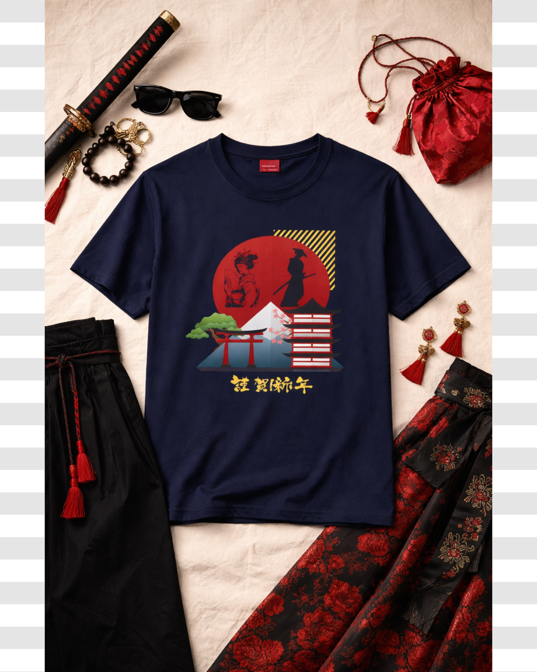 Utsukushii Japan Premium Cotton Graphic Unisex Tee