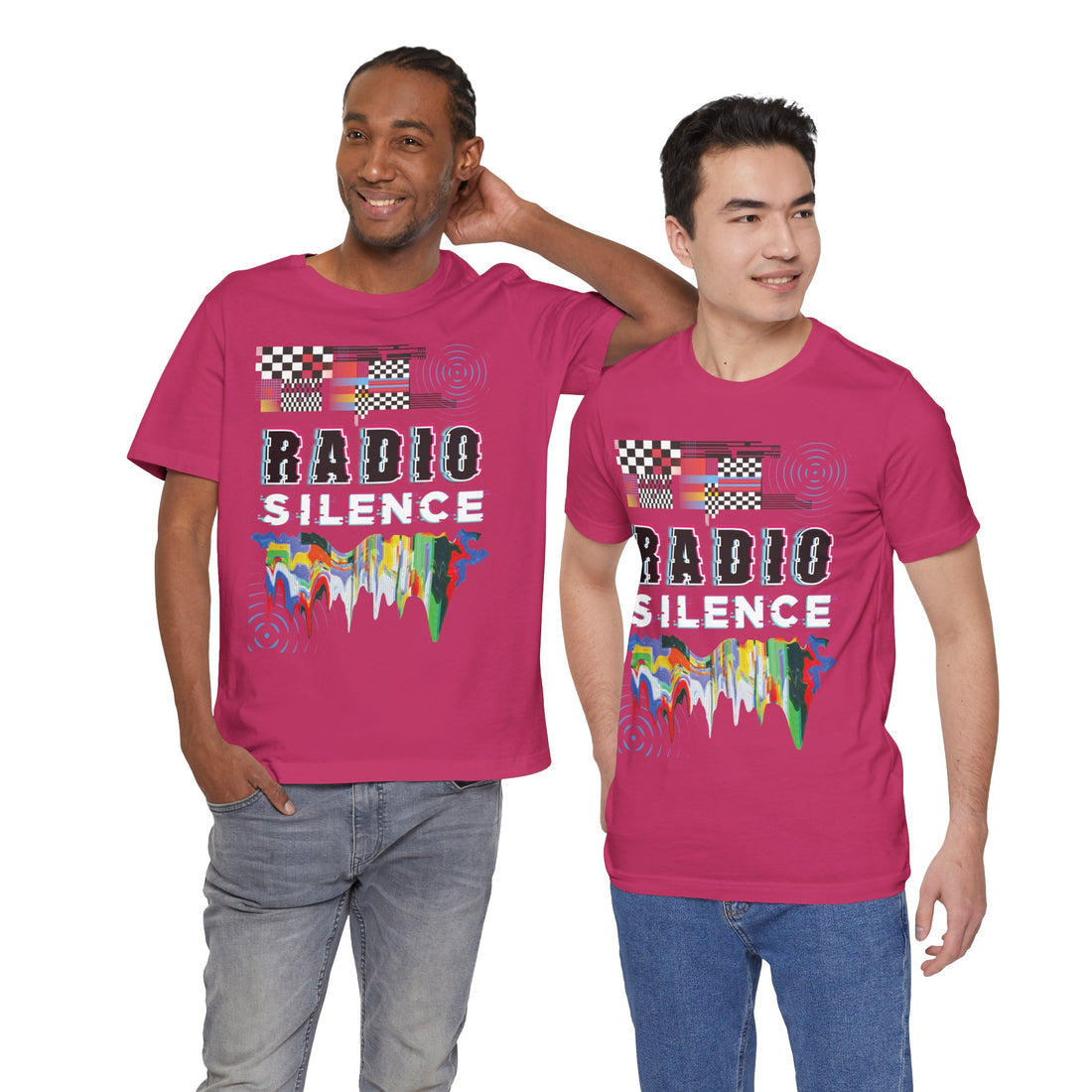 Radio Silence Typography Unisex Jersey Tee