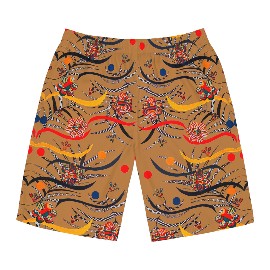 Tussock Wilderness Print Men's Board Shorts (AOP)