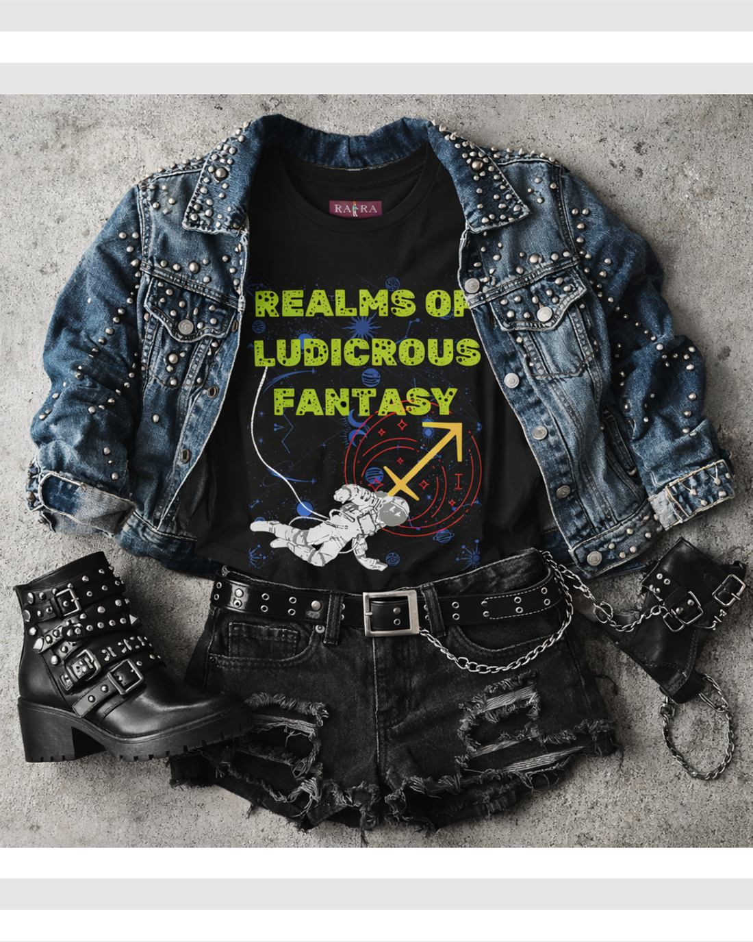 Outer space Fantasy Realm Unisex Graphic Cotton Tee