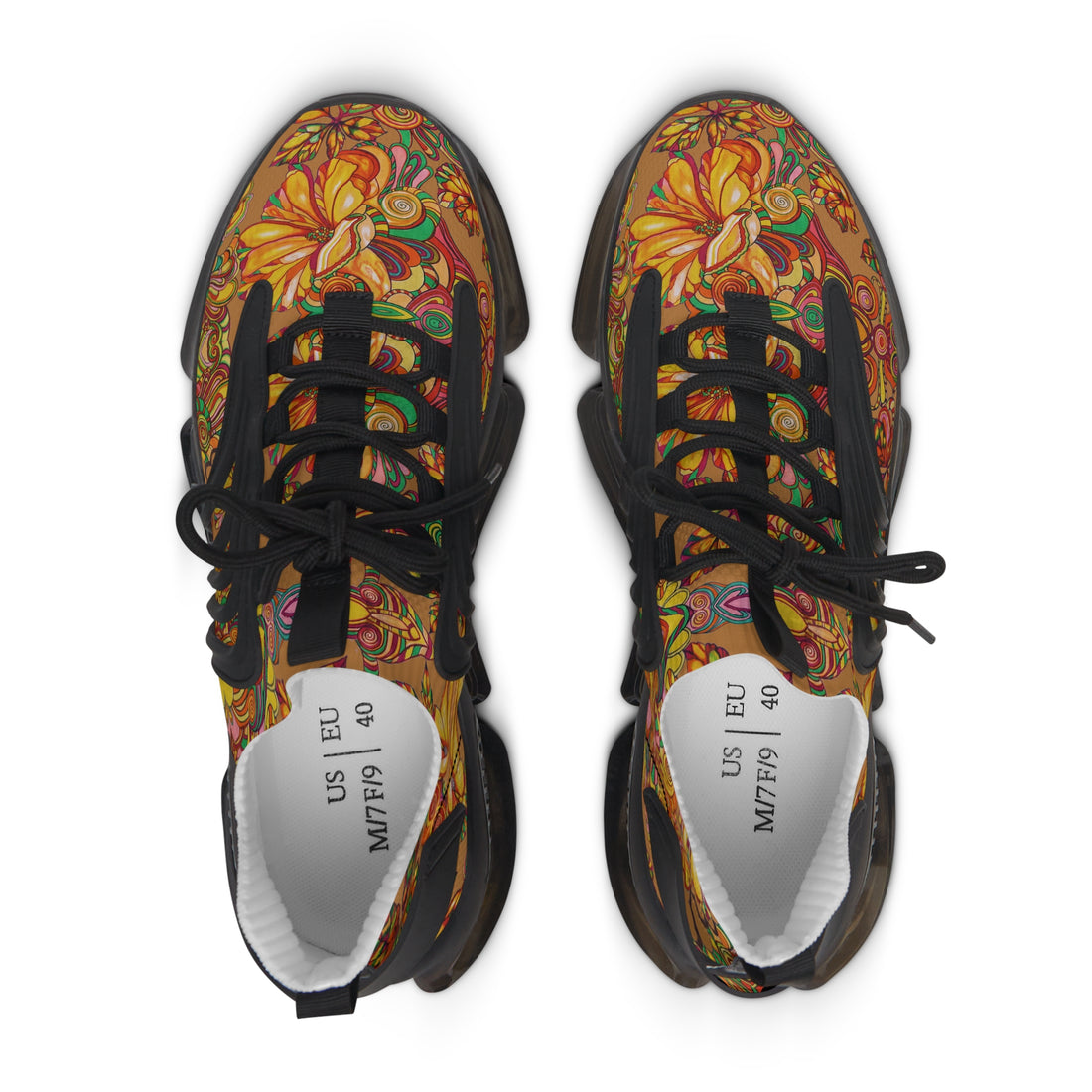 Tussock Artsy Floral OTT Women's Mesh Knit Sneakers