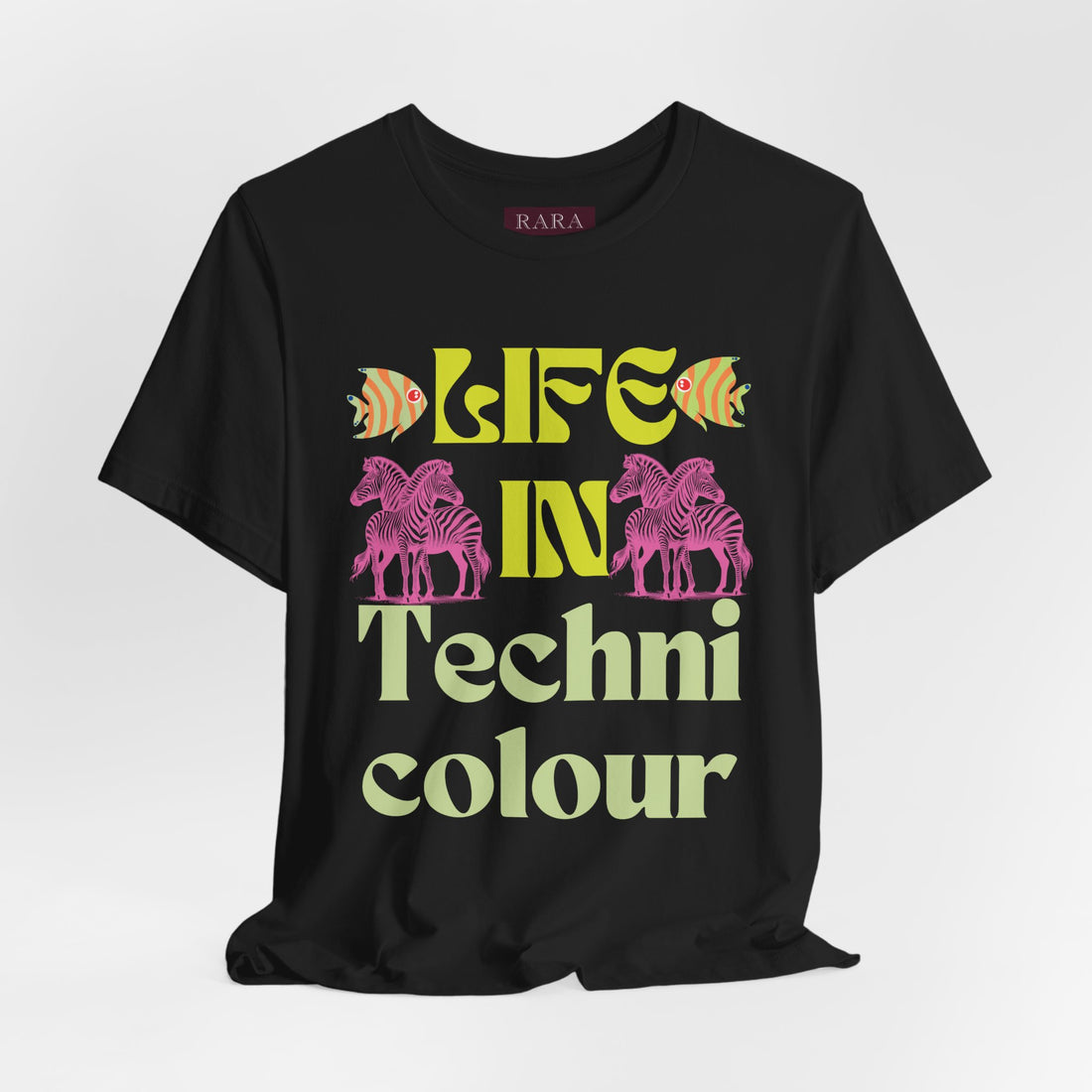 Life In Colour Typography Unisex Jersey Tee