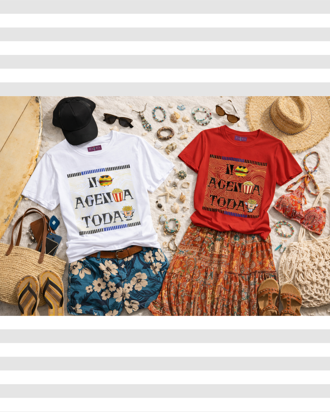 No Agenda Today Unisex Graphic Cotton Typography Tee