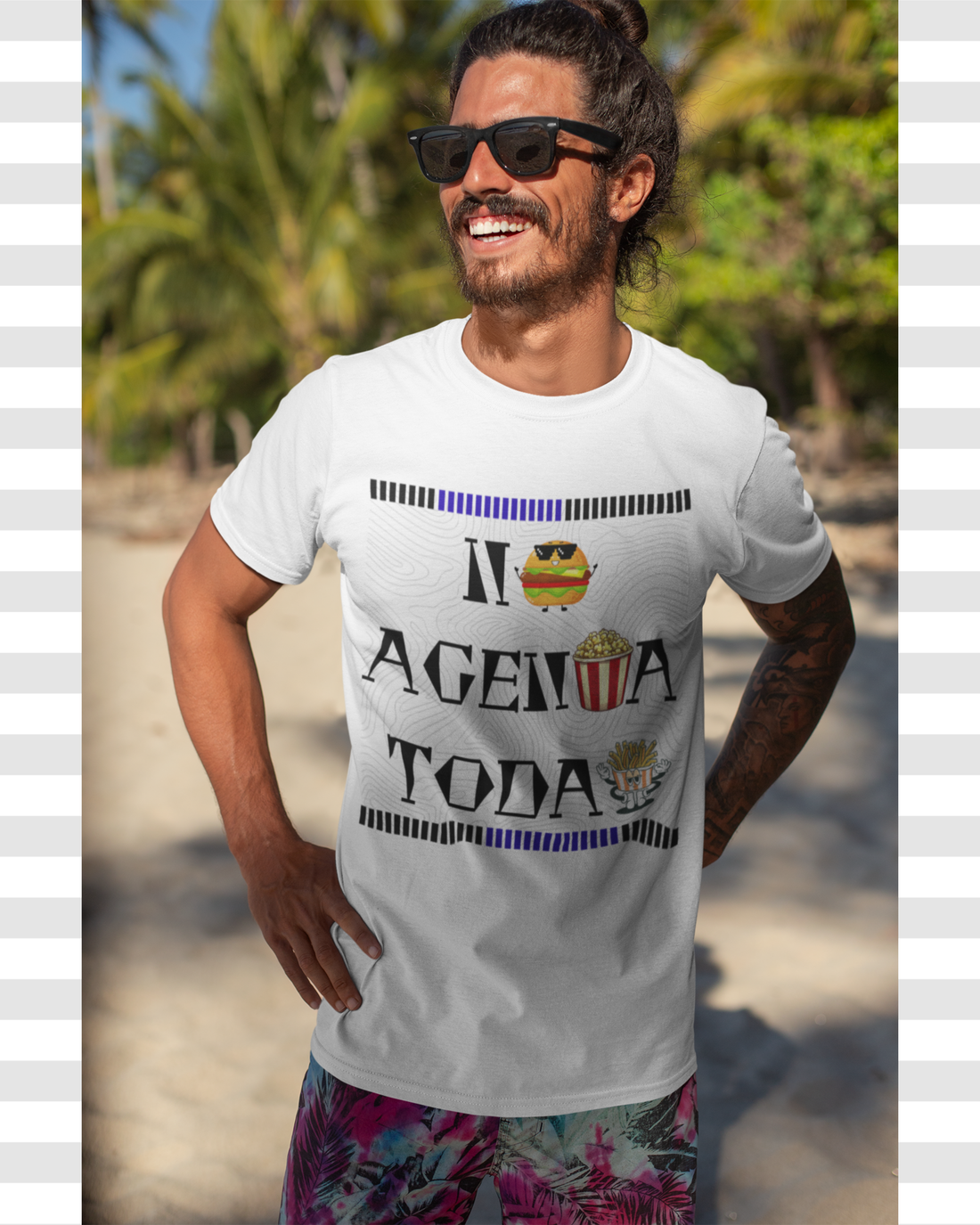 No Agenda Today Unisex Graphic Cotton Typography Tee