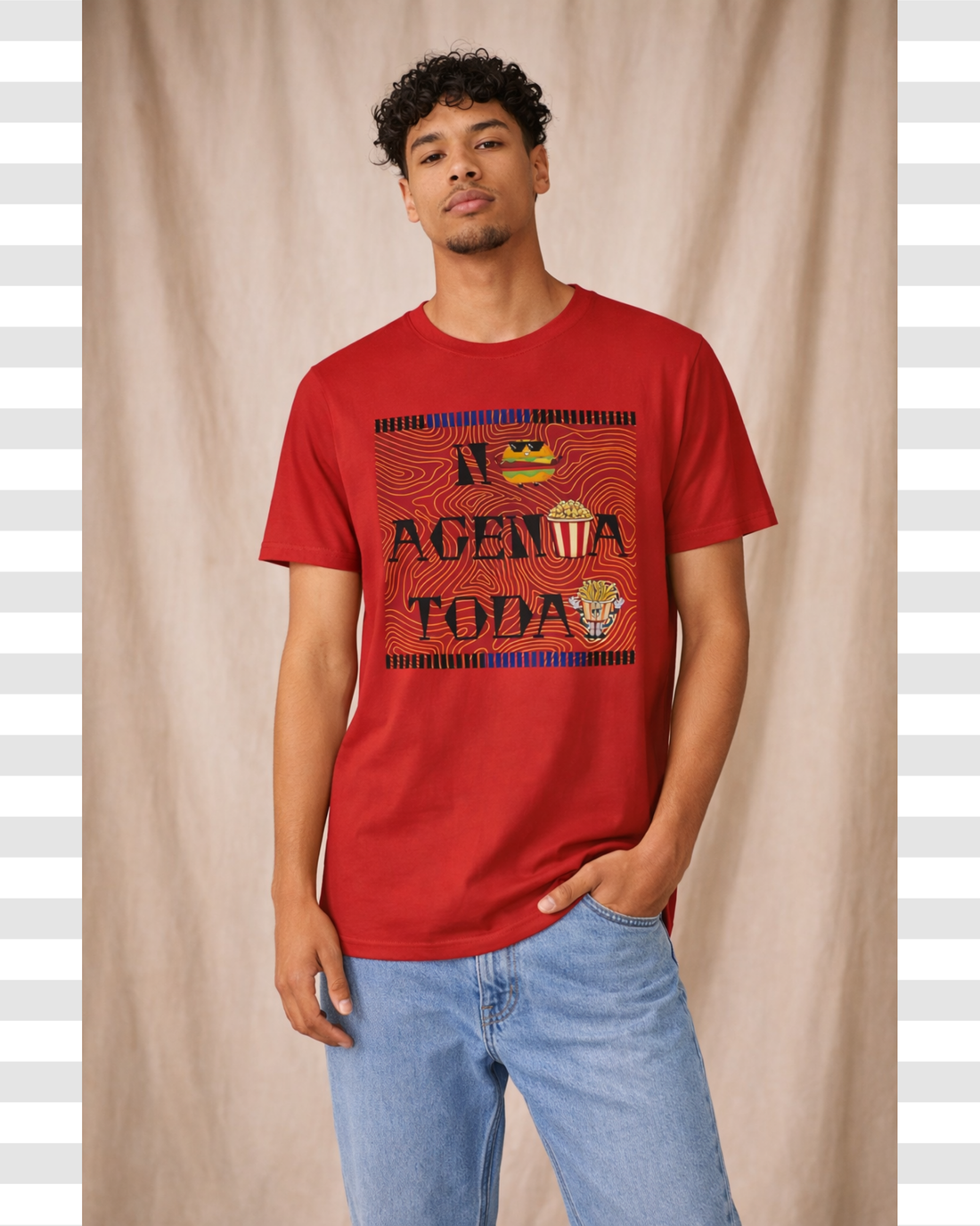 No Agenda Today Unisex Graphic Cotton Typography Tee