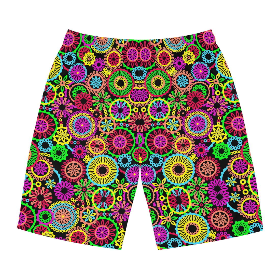 70's Vibe Men's Board Shorts (AOP)