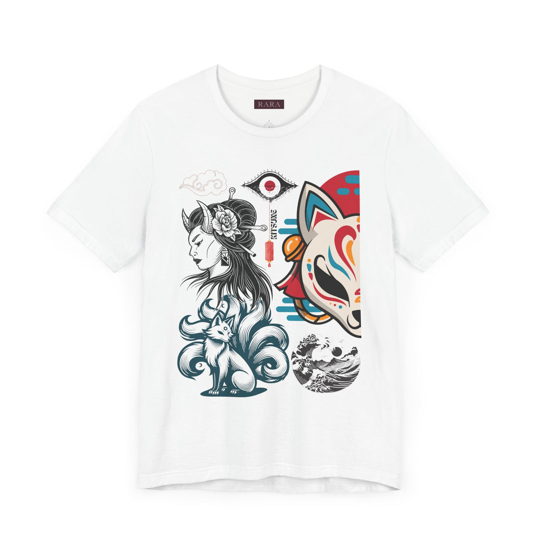 Japanese Kitsune Unisex Jersey Tee