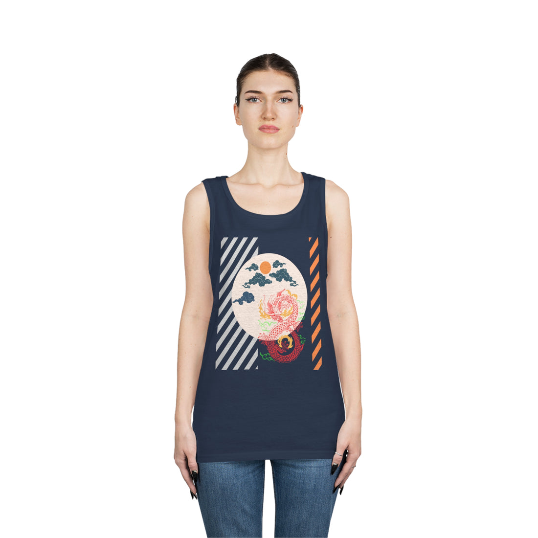 Oriental Dragon Unisex Tank Top