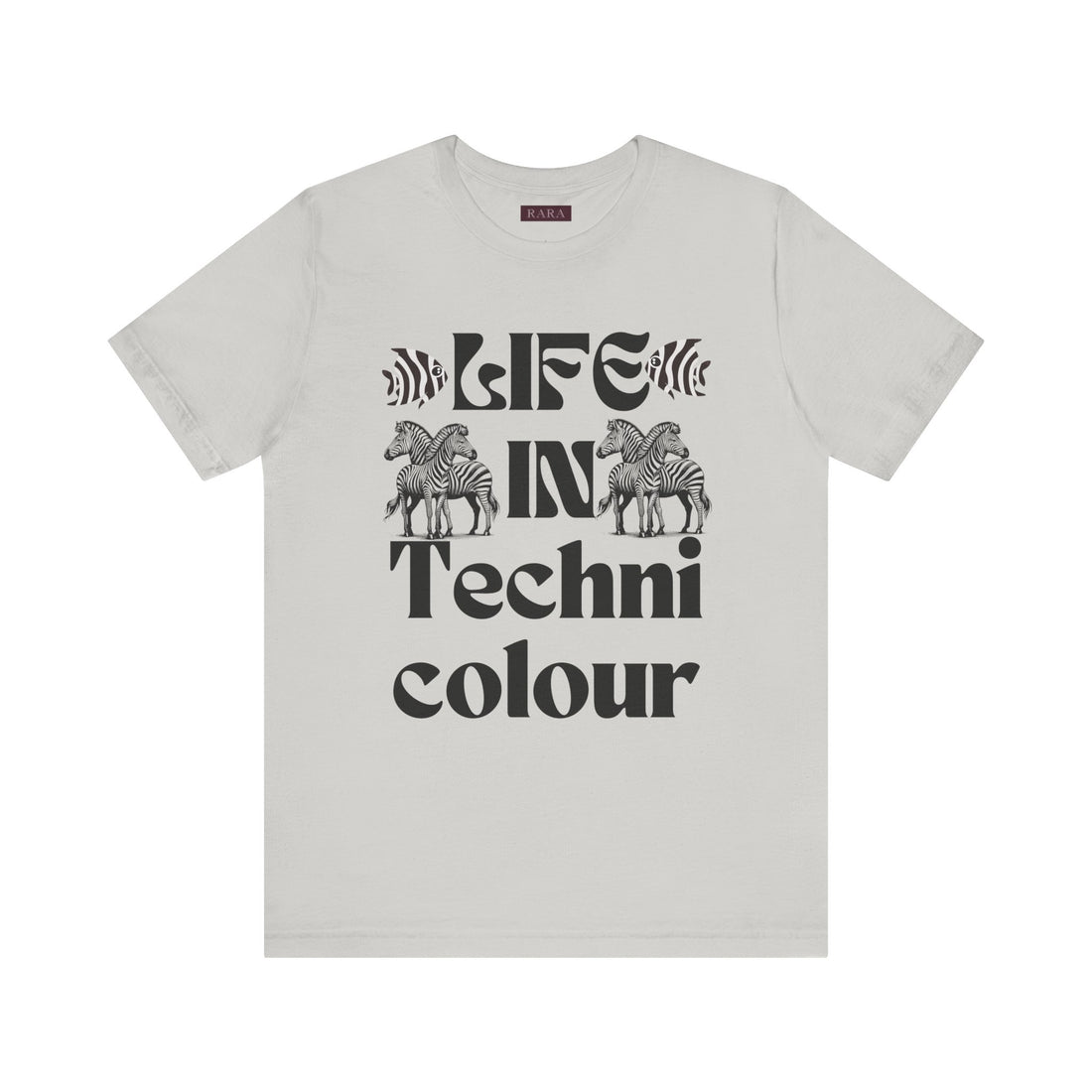 Life In Colour Typography Unisex Jersey Tee