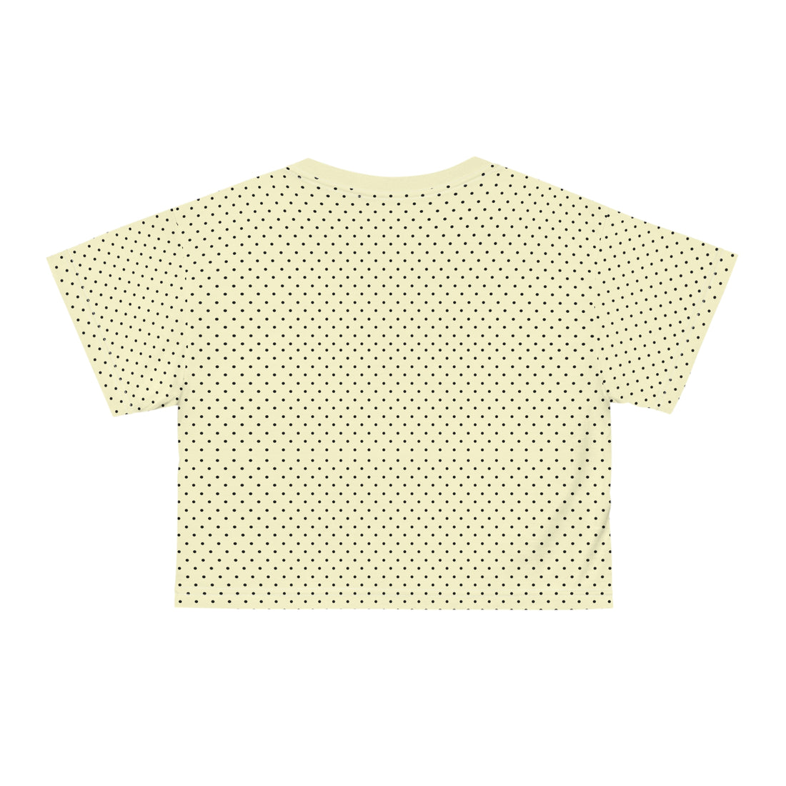Cream Eve Core AOP Crop Tee