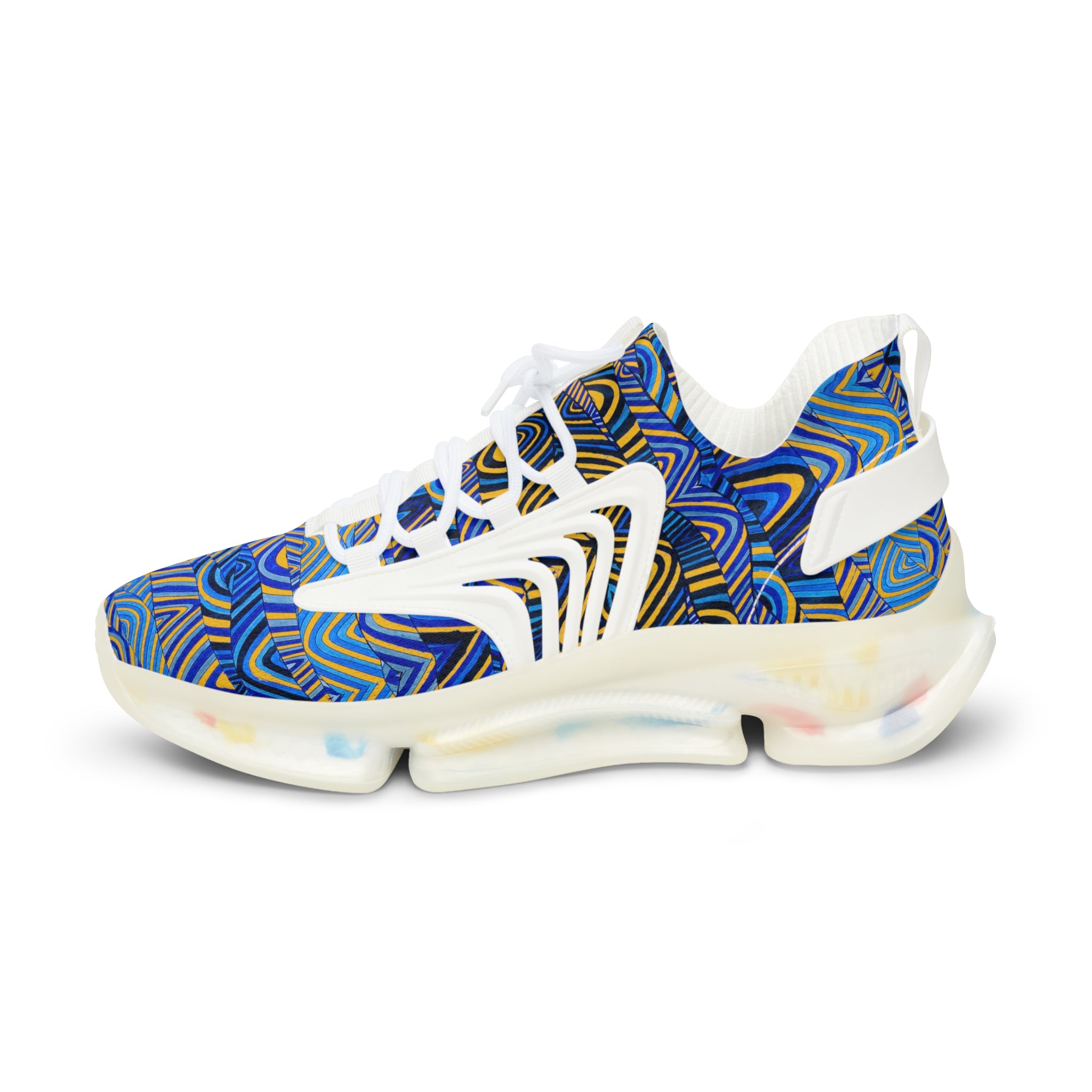 Yellow Sonic OTT Men's Mesh Knit Sneakers