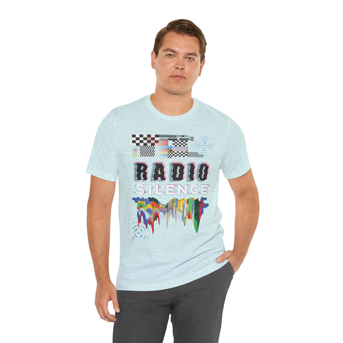 Radio Silence Typography Unisex Jersey Tee