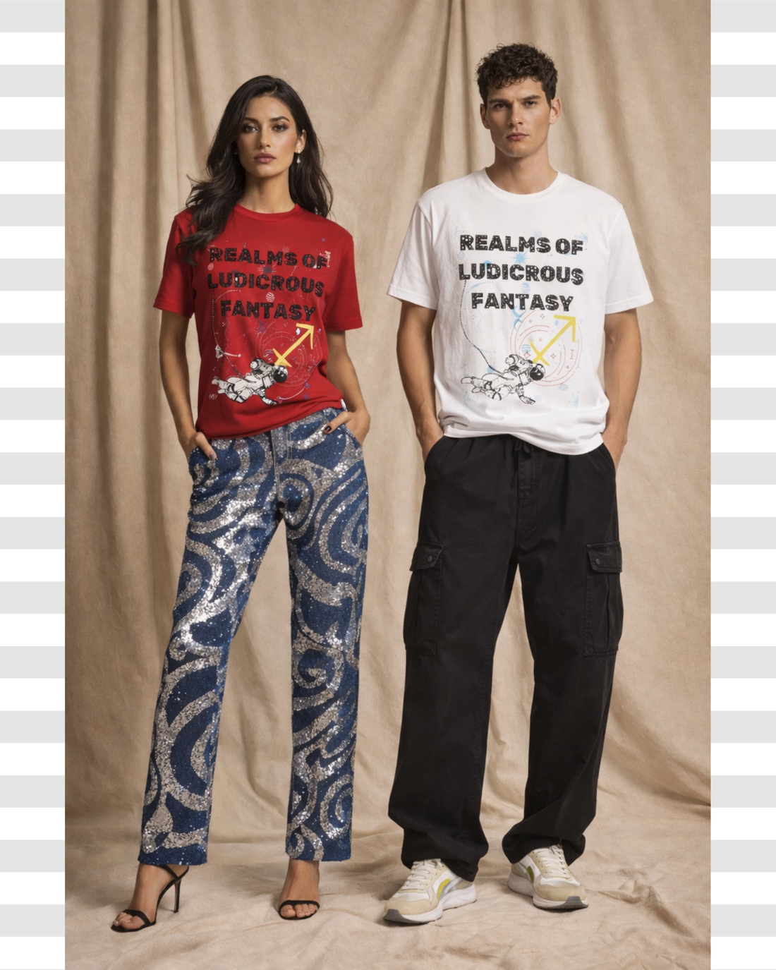 Outer space Fantasy Realm Unisex Graphic Cotton Tee